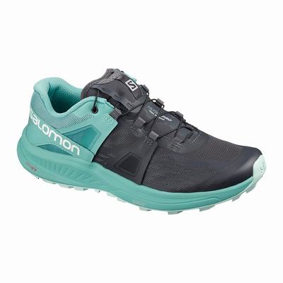 Női Salomon ULTRA W /PRO Terepfutó Cipő SA3751628 Sötét Kék/Türkiz